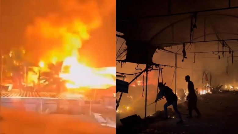 Palestinians burnt alive in Israeli airstrike on Gaza hospital