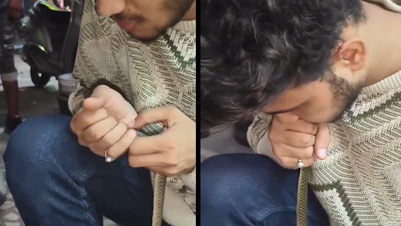 Indian man performs CPR to bring snake back to life