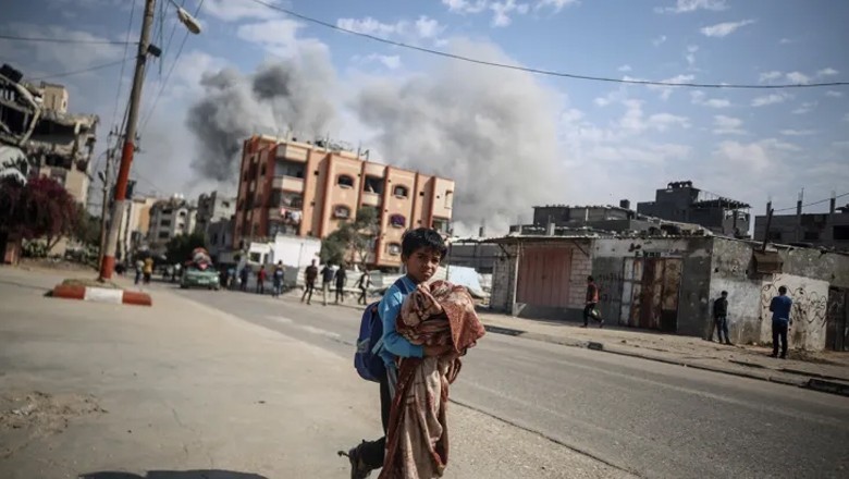 Israeli strikes kill more than 50 Palestinian children in northern Gaza