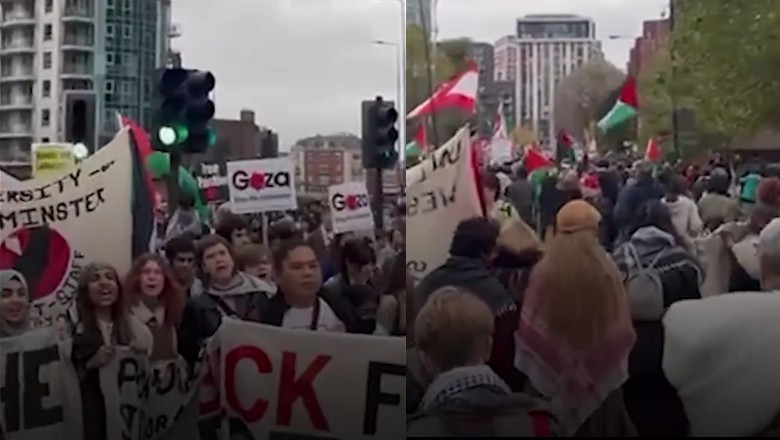WATCH: Thousands protest in London to demand end to Israeli genocide in Gaza