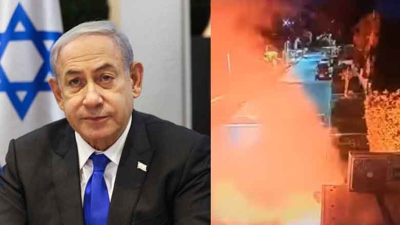 Two flash bombs land near Netanyahu's home, says Israeli security agency