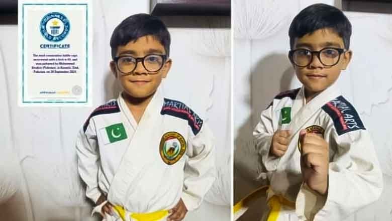 Six-year-old Muhammad Ibrahim becomes youngest world record holder