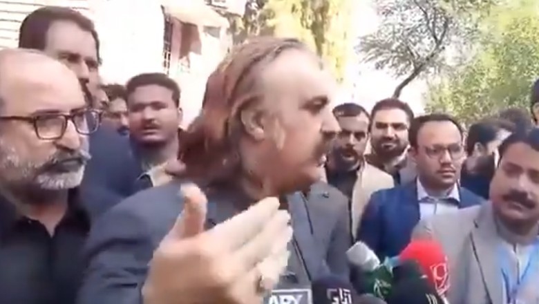 Watch: Gandapur denies claims of leaving Bushra Bibi alone at D-Chowk