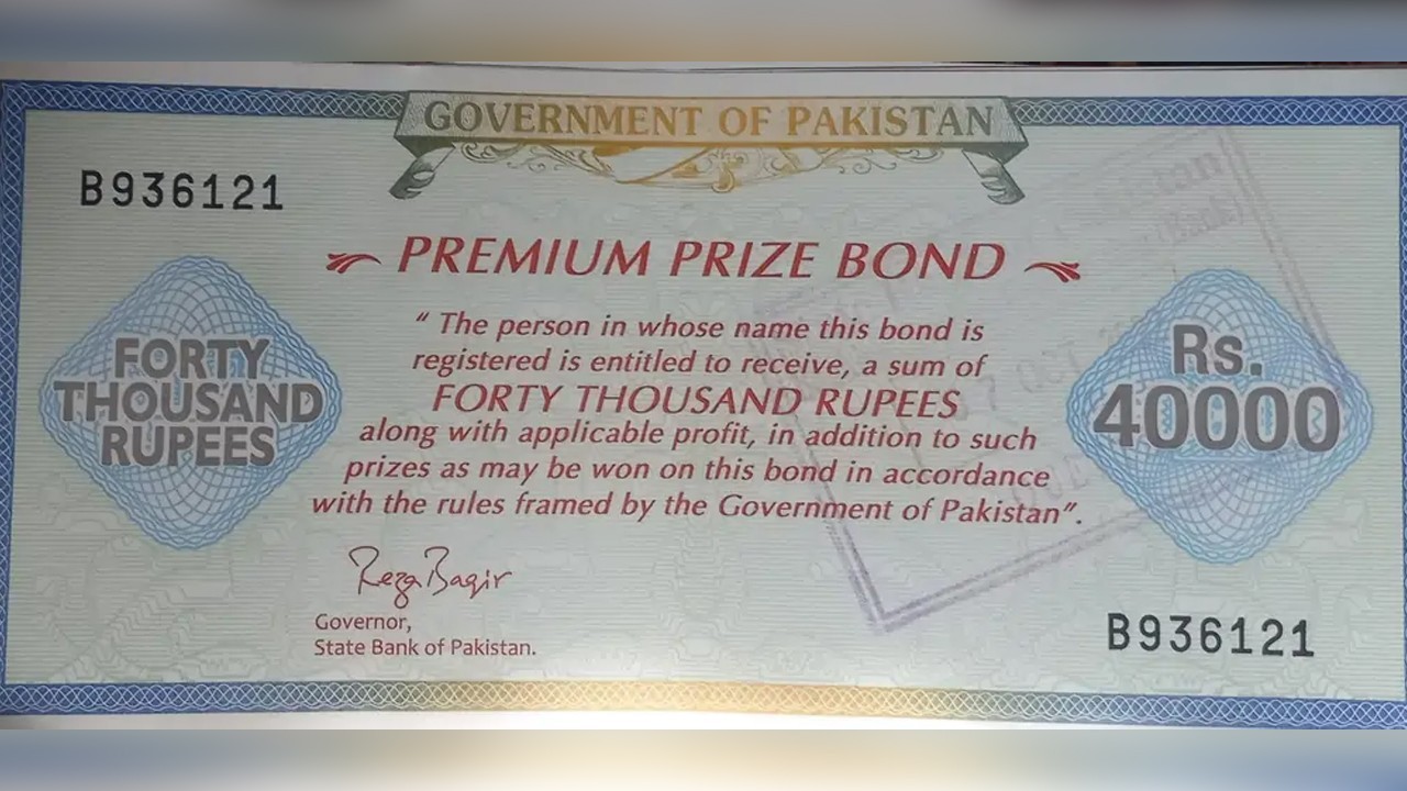 Rs40,000 prize bond December draw results announced