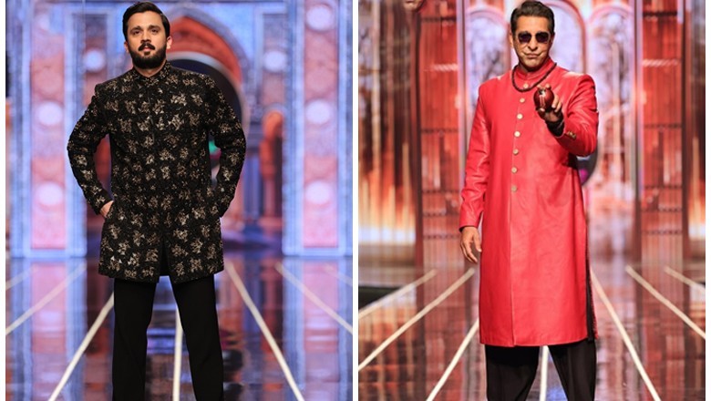 From Rajab Butt to Wasim Akram, a glimpse at celebs' ensembles from Bridal Couture Week