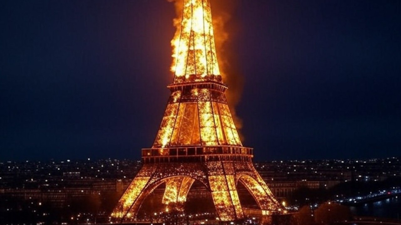 Fire breaks out at Eiffel Tower, 1,200 visitors evacuated