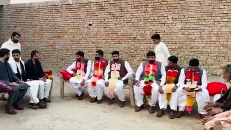 "All of us had love marriages:" Multan's six brothers marry six sisters in collective ceremony