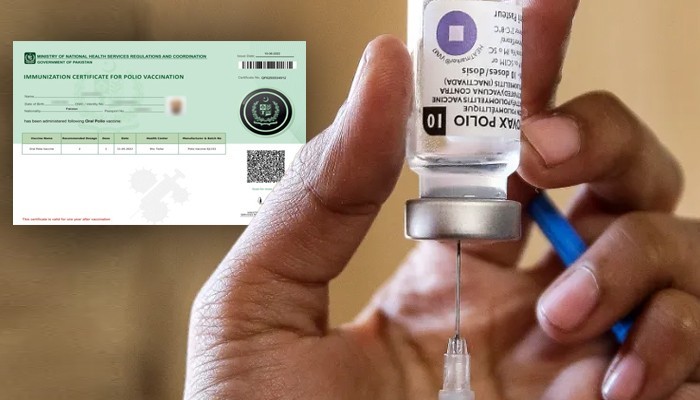 Pakistani travelers to Saudi Arabia must now present polio vaccination certificate