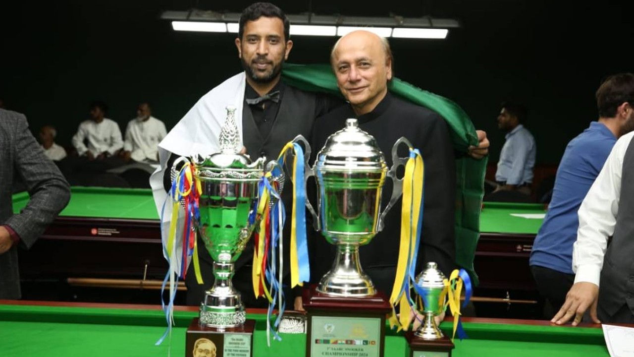 Muhammad Asif wins SAARC Snooker Championship
