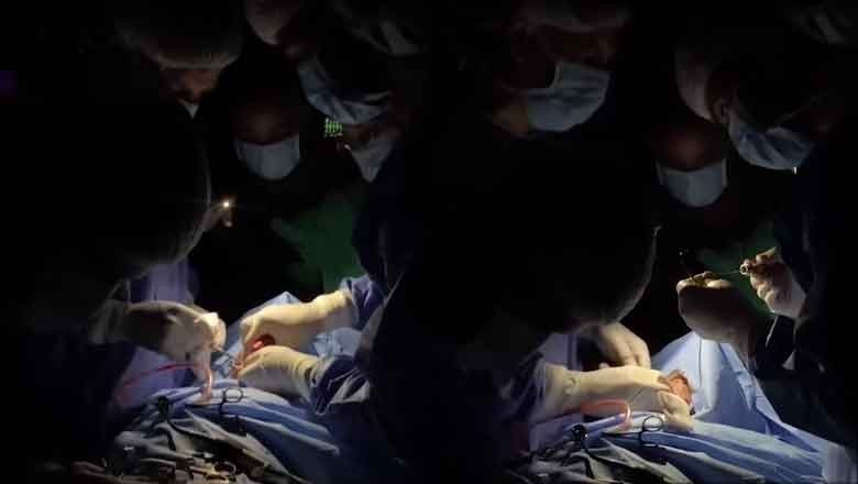 WATCH: Gaza doctors perform surgery on mobile phone's torch