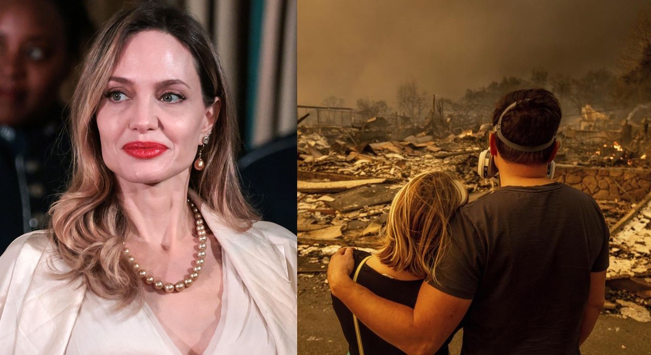Angelina Jolie opens her home for California wildfires victims