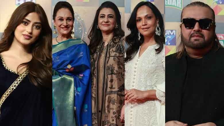 A look at showbiz stars at Hum TV's 20th anniversary celebrations