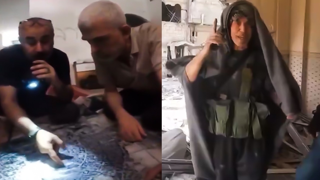 Hamas releases unseen footage of former leader Yahya Sinwar